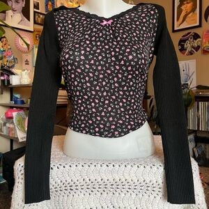 Princess Polly Black bolero shrug / sz 4